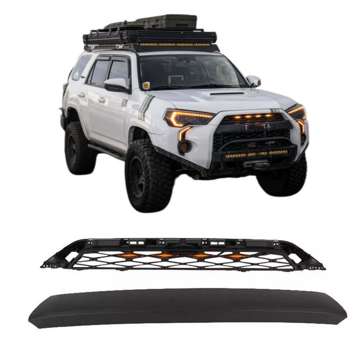 {WildWell}{Toyota Grill}-{Toyota 4Runner Grill 2016-2019/1}-Front
