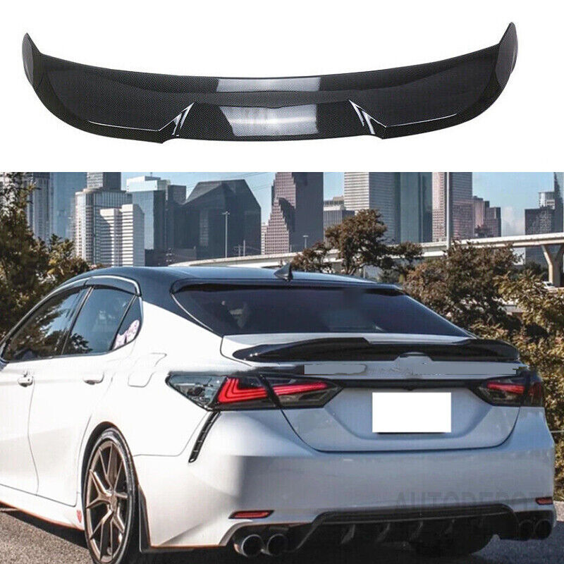 2018-2023 Toyota Camry Rear Trunk Spoiler Wing Carbon Fiber Style
