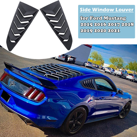 Ford Mustang 2015-2021 2PCS Side Window Louvers Sunshade Cover