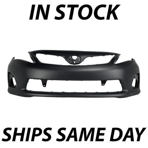 2011-2013 Toyota Corolla S and XRS TO1000373 Front Bumper Cover NEW Primered