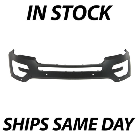 Ford Explorer w/ Tow Hook & Park 2016 2017 Front Bumper Cover - NEW Primered