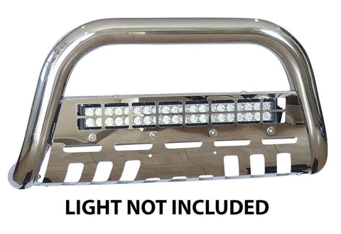1998-2004 Toyota Tacoma Hunter Classic Bumper Push Bull Bar in Stainless Steel