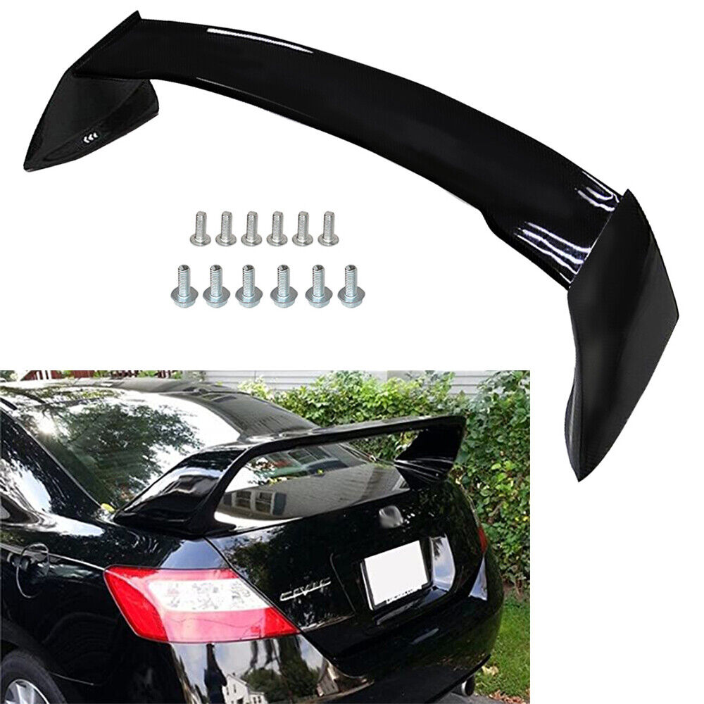 2006-2011 Honda Civic 2DR Coupe Glossy Black Mugen Style RR Trunk Wing Spoiler