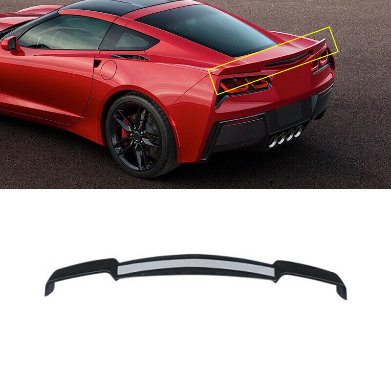 2014-2019 Chevrolet Corvette C7 Trunk Lid Wing Rear Spoiler Gloss Black