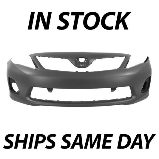 2011 2012 2013 Toyota Corolla Sedan Front Bumper Cover Fascia - NEW Primered