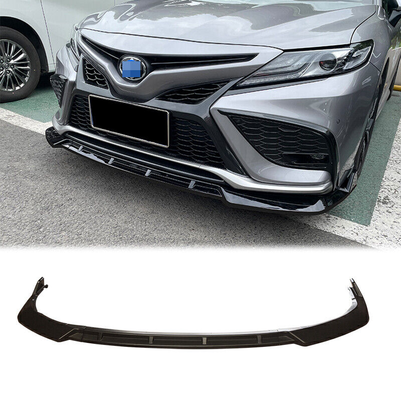 2021-2023 Toyota Camry SE XSE Sport Front Splitter Bumper Lip 3PCS Matte Black