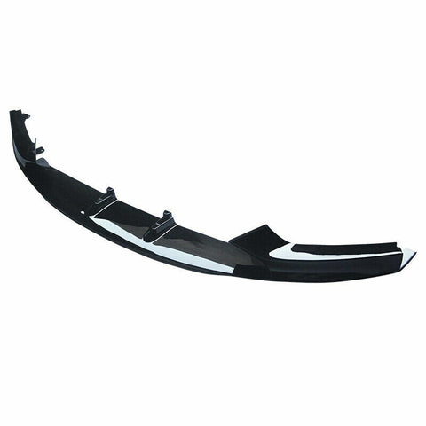 Gloss Black Front Bumper Lip Splitter Kit For BMW F22 2-Series (2014-2021) M Sport – 4-Piece Set