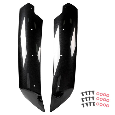 2014-2019 Corvette C7 Z06 Stage 2 PAINTED CARBON FLASH Rear Side Winglets Pair