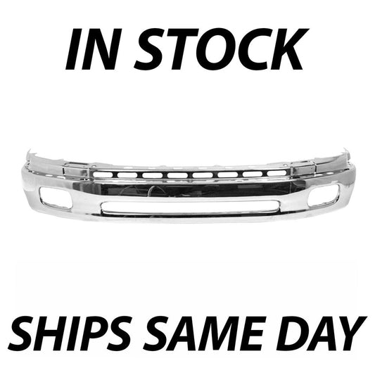 2000-2006 Toyota Tundra w/ Fog Front Bumper Face Bar - NEW Chrome Steel