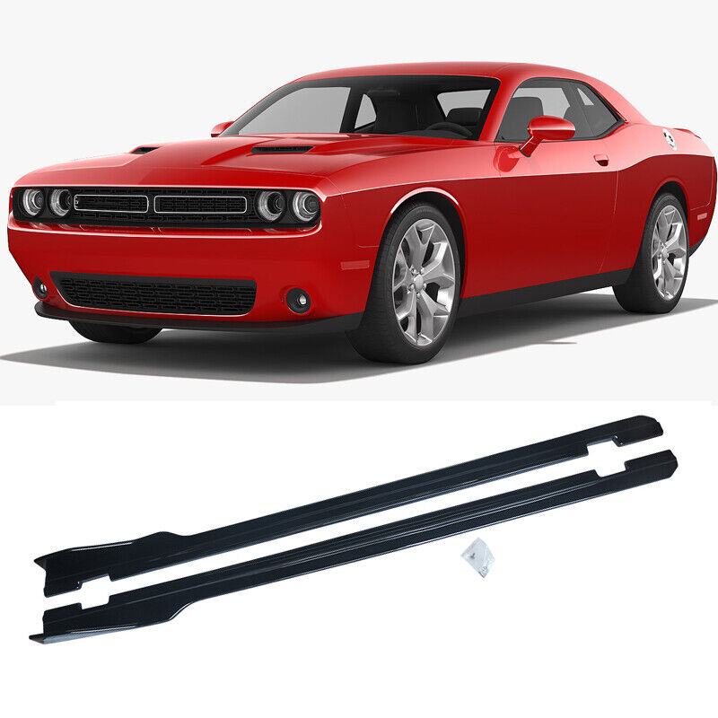 Challenger Rocker Panel 2015-2023 Dodge Challenger SXT Side Skirts Extension Rocker Panels Gl
