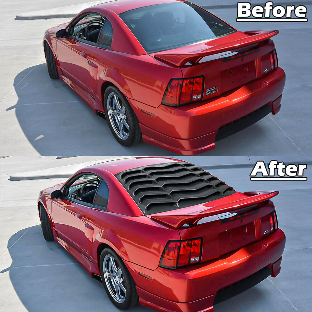 Modified Rear Windsheild Ford Mustang 1994-2004 Windshield Cover GT Lambo Style Rear Window Lo