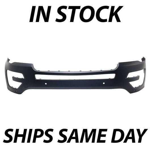 Ford Explorer w/ Park & Camera 2016 2017 Front Bumper Cover - NEW Primered