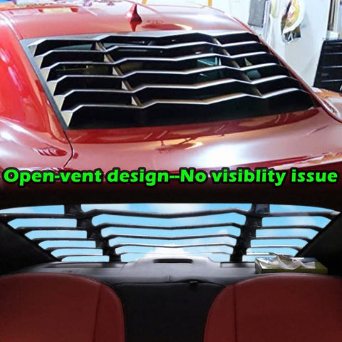 Chevy Chevrolet Camaro 2010-2015 Rear Window Louver SunShade Cover