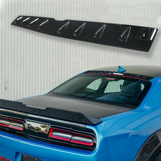 2008-2023 Dodge Challenger Rear Roof Spoiler Wing Window Gloss Black ABS