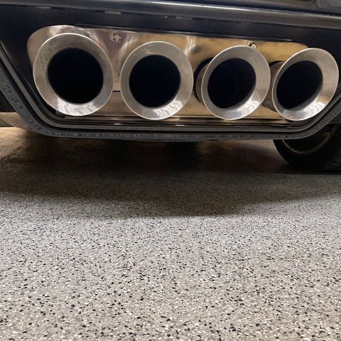 2014-2019 C7 Corvette Z06 Stainless Steel Rear Lower Bumper Filler Panel
