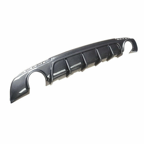 2015-2023 Chrysler 300 SRT Rear Bumper Lip Shark Fin Diffuser Carbon