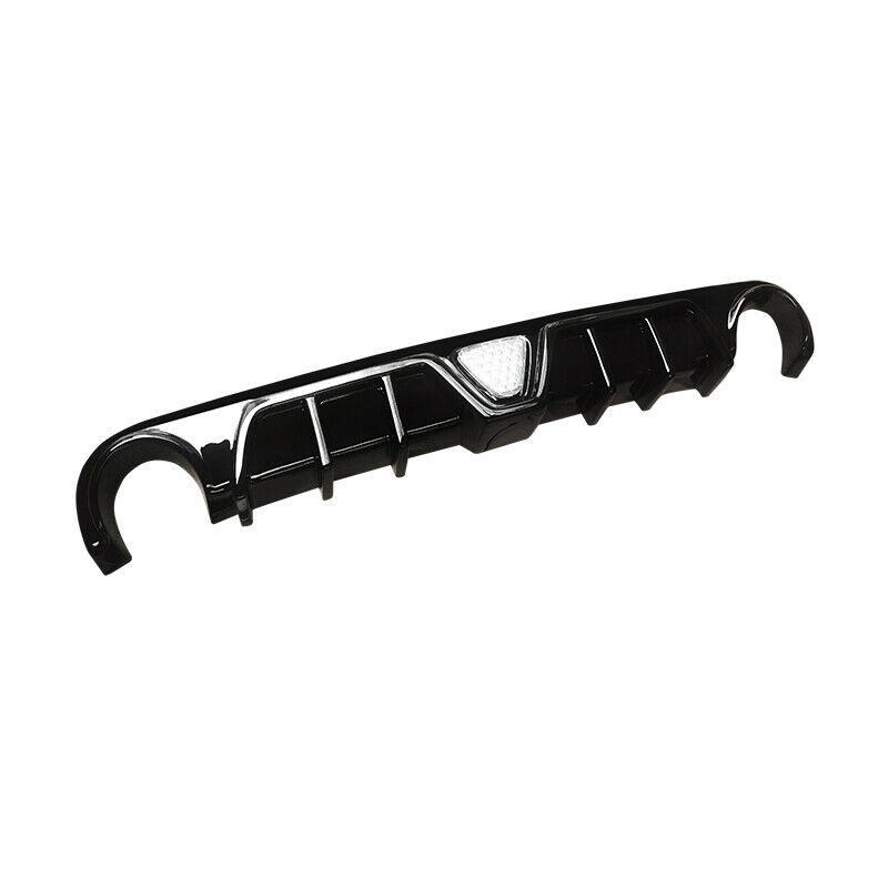 2012-2014 Chrysler 300 SRT Rear Diffuser Lip W/ Real LED Light Gloss