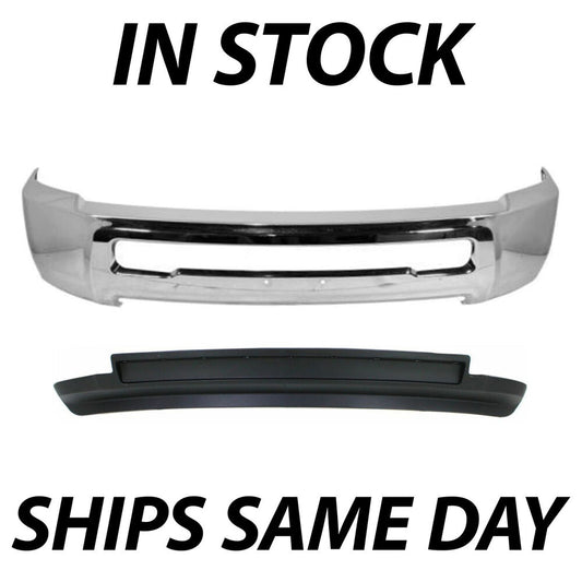 Dodge RAM 2500 3500 2010-2012 Front Bumper Face Bar Air Dam NEW Chrome Steel