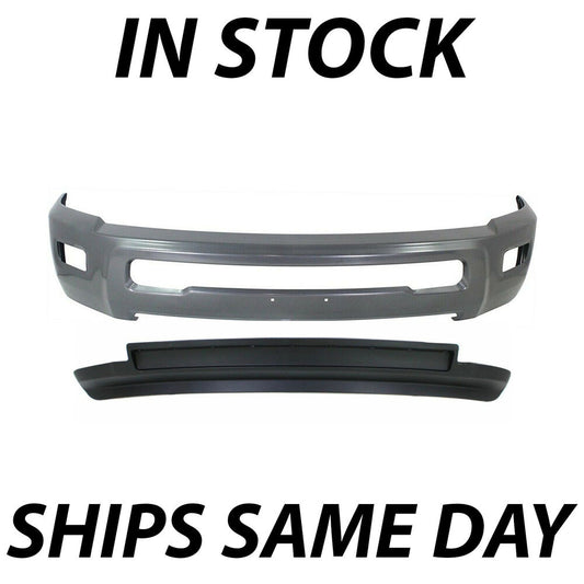 RAM 2500 3500 w/Fog 2010-2012 Front Bumper Face Bar Air Dam - NEW Primered