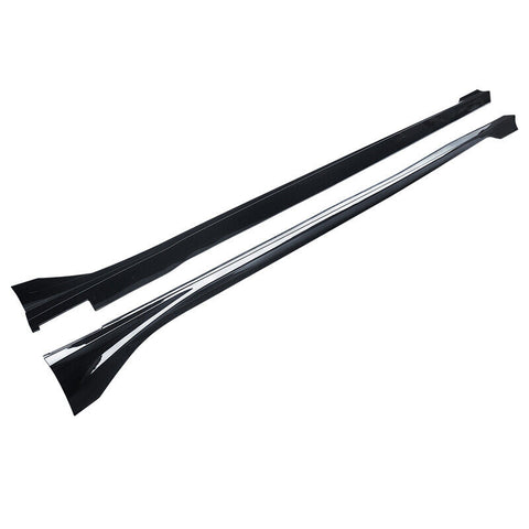 2022 2023 Honda Civic Sedan Hatchback Gloss Black Side Skirt Extension 2PCS