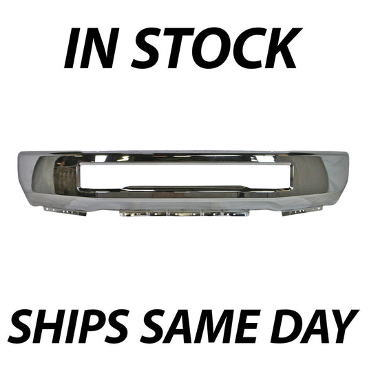 Ford F-250 F-350 Super Duty 2017-2019 Front Bumper Face Bar - NEW Chrome Steel