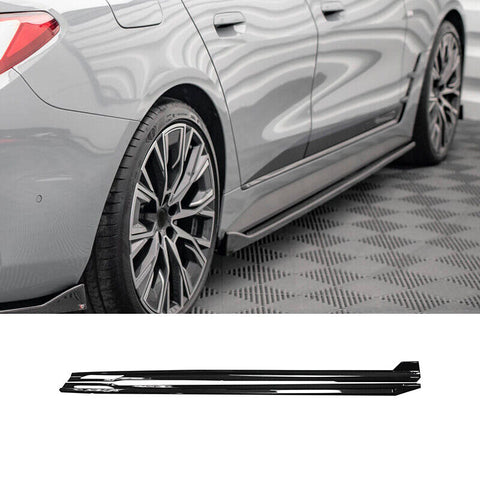2021-2023 BMW 4 Series G26 Gran Coupe 4D Carbon Look Side Skirts