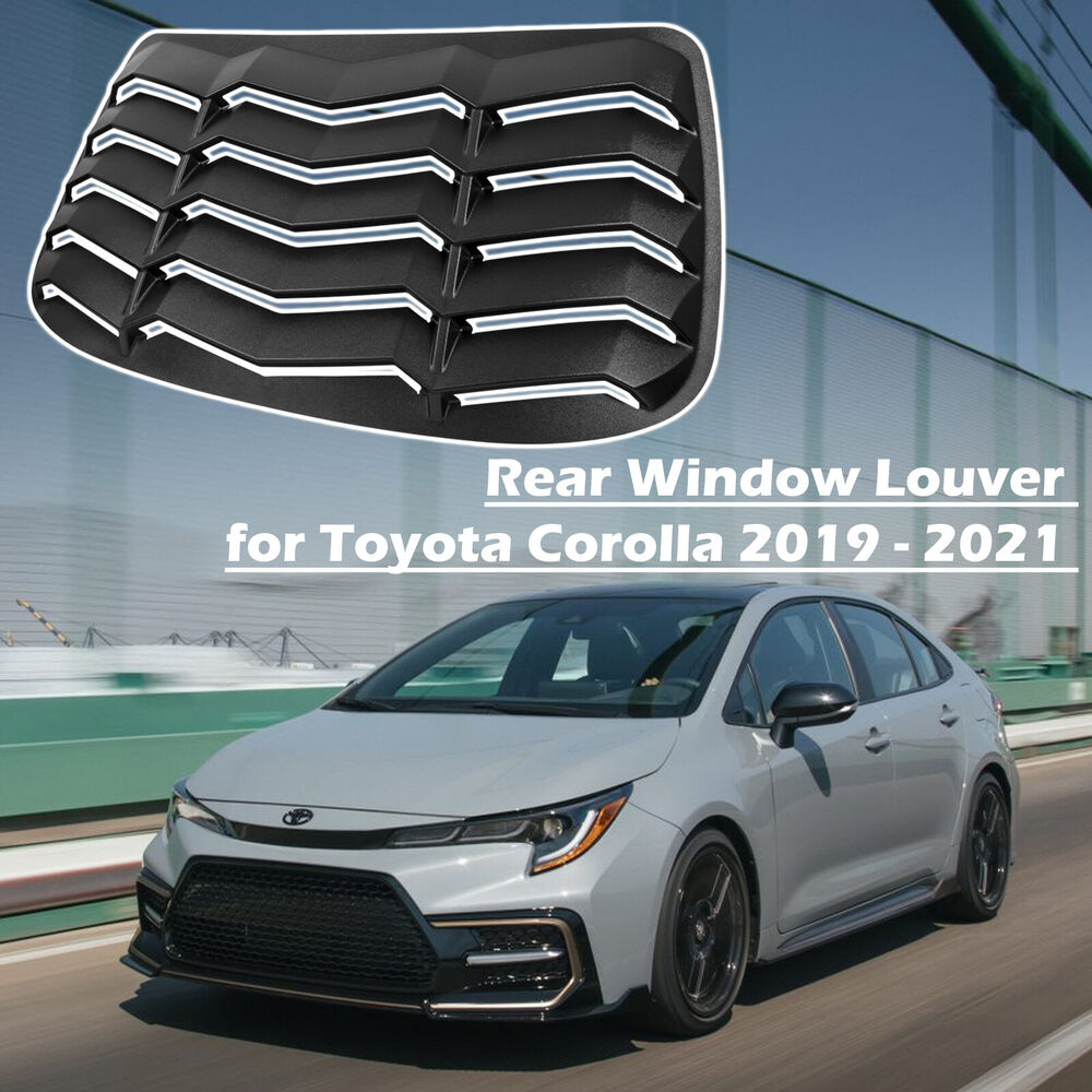 Toyota Corolla 2019-2021 Rear Window Louver Windshield Scoop Cover