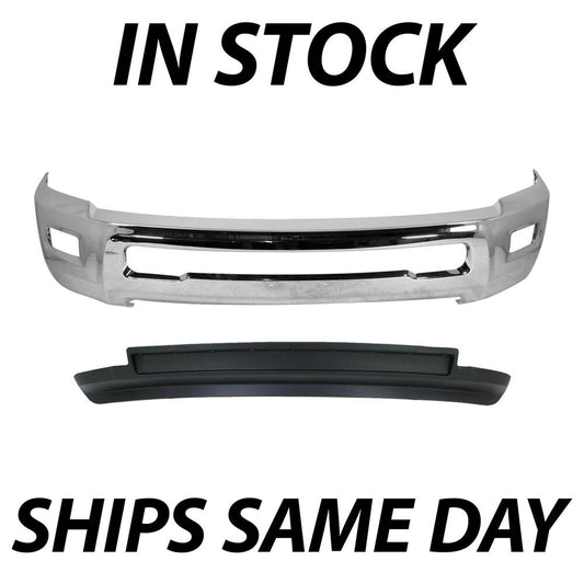 Dodge Ram 2500 3500 4WD 2010-2012 Front Bumper Air Dam NEW Chrome Steel