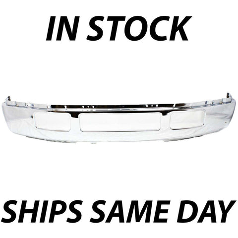 Ford F250 F350 Super Duty Without Flares 2005-2007 Steel Bumper - NEW Chrome