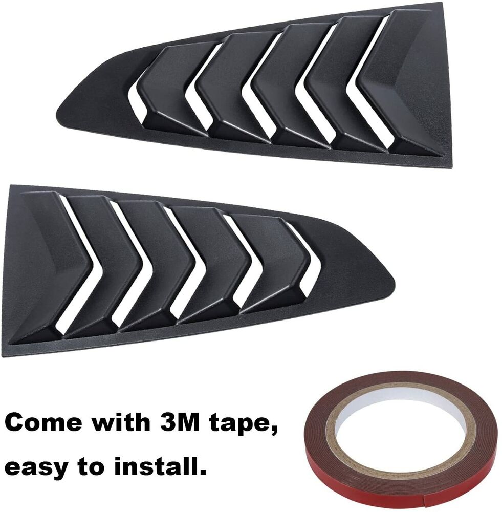 Ford Mustang 2015-2021 2PCS Side Window Louvers Sunshade Cover