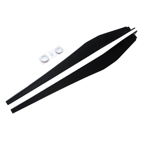 2020-2023 Corvette C8 Side Skirts Extension Lip CARBON FLASH