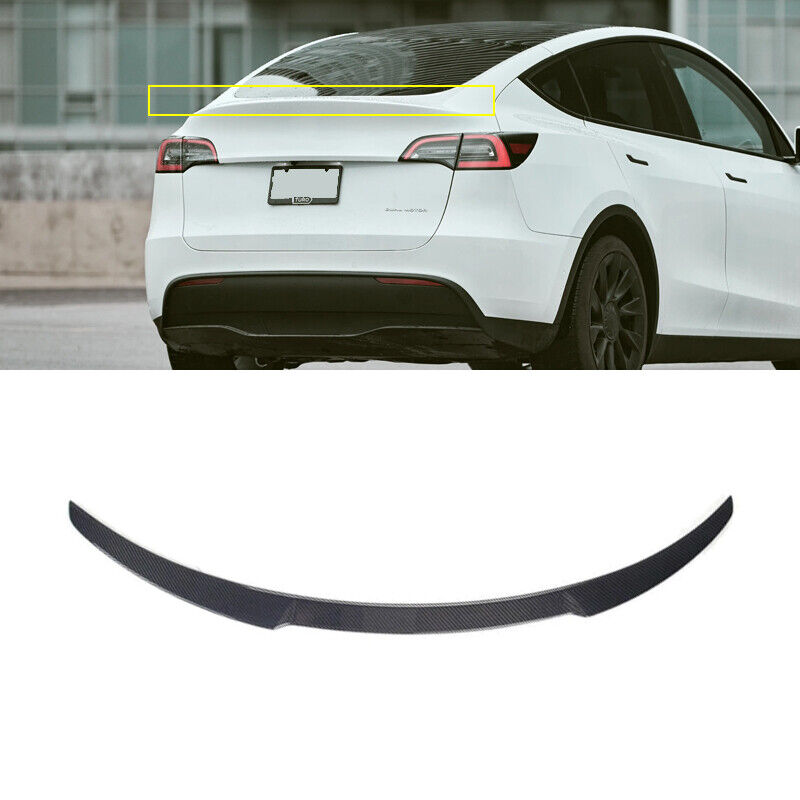 2020-2023 Tesla Model Y M Style Carbon Fiber Rear Trunk Spoiler