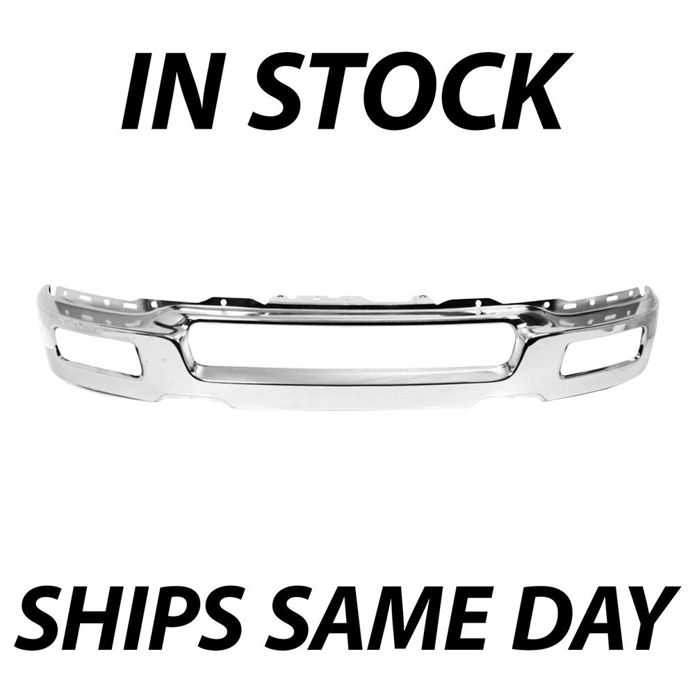 Ford F150 F-150 2004 2005 2006 Steel Front Bumper Face Bar Shell - NEW Chrome