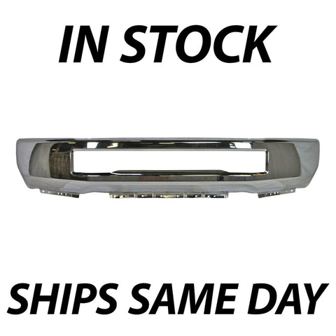Ford F-250 F-350 Super Duty 2017-2019 Steel Front Bumper Face Bar - NEW Chrome